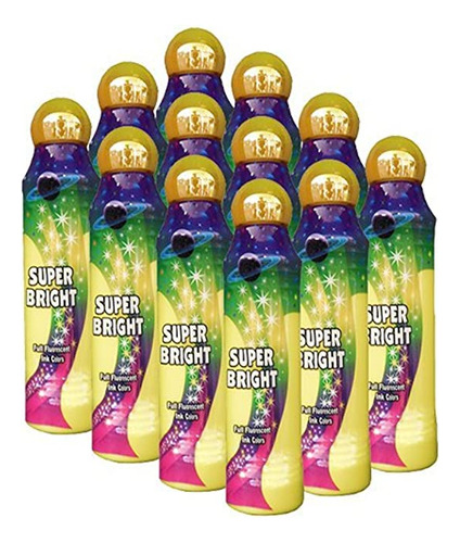 Una Docena De 3oz Super Bright Yellow Bingo Dauber