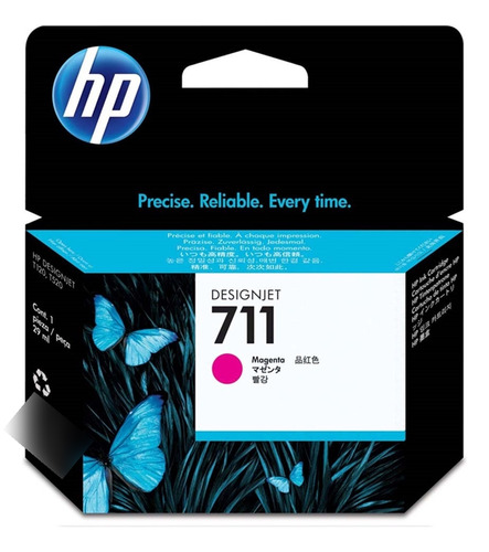 Cartucho De Tinta Hp 711 Original Magenta 29ml