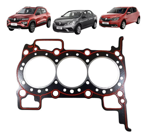 Junta Cabeçote Renault Kwid Logan Sandero 1.0 3 Cilindros