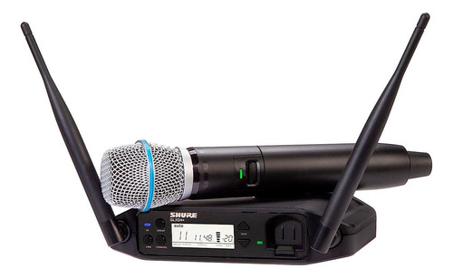 Shure, Glxd24+/b87a, Micrófono Inalámbrico Color Negro