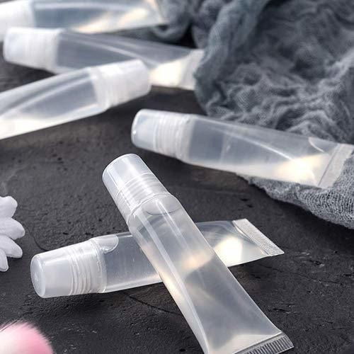 100 Tubos De Brillo Labial De 8 Ml, Minitubos Blandos