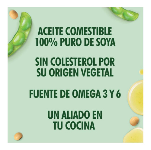Aceite De Soya 4 Pzas 800 M L C/u **envío Gratis **