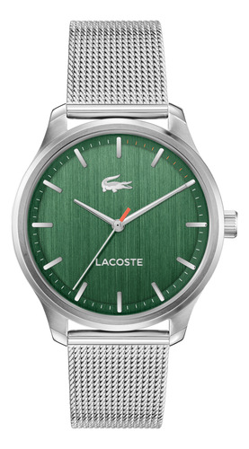 Lacoste Reloj Hombre Lisbon 2011374 Mesh 42mm Plata