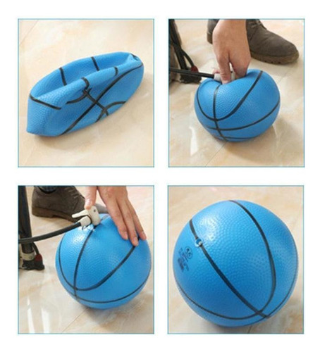 6pcs 6inch Pelota Hinchable De Baloncesto Inflable Para