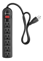 Comprar Tira Multicontacto De 6 Salidas Con Switch Reset Iluminado