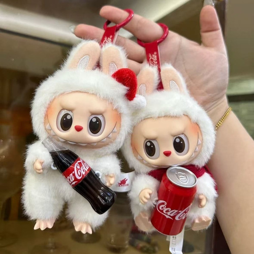 Peluche Infantil De Monstruo De Coca-cola Labubu De Pop Mart