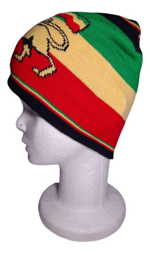 Gorro Jamaica Reggae Rasta Unisex Bob Marley Lana Leon Lion4