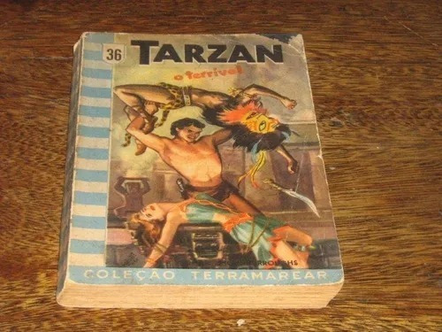 Livro Tarzan O Terrivel 1958  Coleção Terramarear 