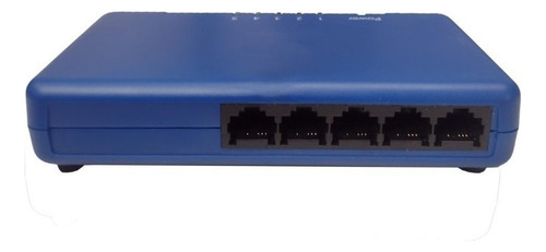Switch 5 Portas 10/100mbps Pacific Network Pn-s005 Azul