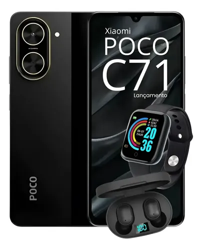 Smartphone Xiaomi Poco C71 Dualsim 128gb 4gbram + Brindes