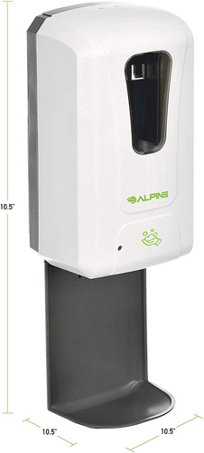 Alpine - Dispensador Automático De Desinfectante De Manos, D