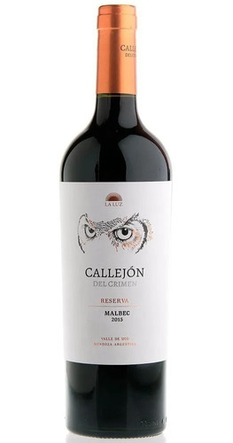  Vino Reserva Callejon Del Crimen Malbec 750 Ml