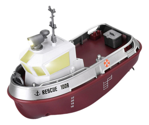 Barco De Juguete Rc Con Motor Doble, Barco De Juguete Rojo