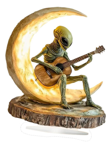Adorno Acrílico Alienígena, Decoración De Guitarra Para