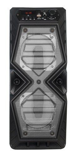 Imagen 1 de 3 de Parlante Mlab Tower Vibes 8568 portátil con bluetooth silver
