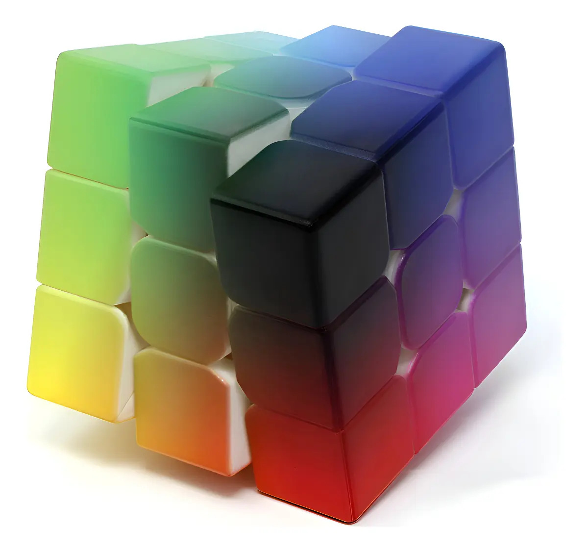 Cubo Rgb - Cubo Mágico Profissional Personalizado Branco
