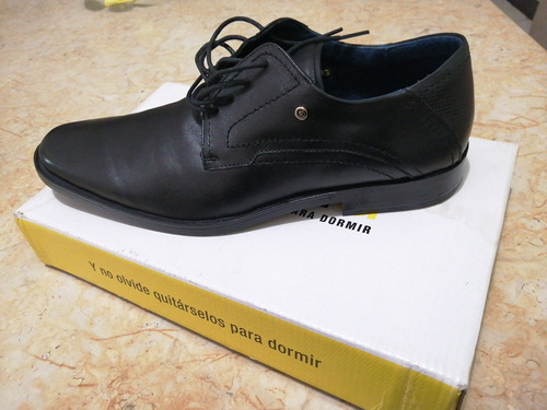 Zapato Jarking Piel Borrego Negro Talla 8 1/2 Caballero