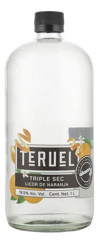 Pack De 4 Licor Teruel Triple Sec De Naranja 1 L