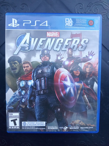 Avengers Marvel Ps4 Físico Juego Original En Español 