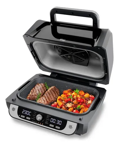 AIR FRYER QUE É CHURRASQUEIRA AO MESMO TEMPO