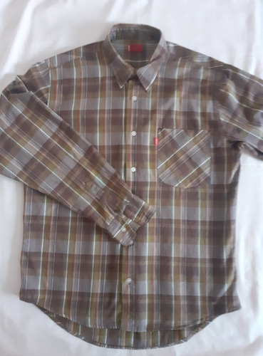 Camisa Levi's Levis Escocesa Talle M Hombre 