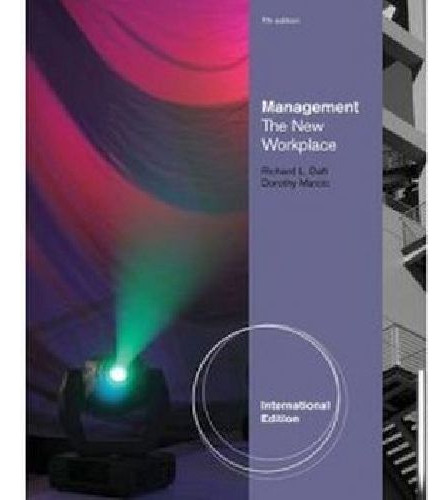 Management: The New Workplace International 7ed. Ie