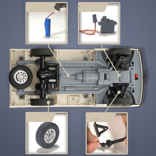 Camión P6d12 1/16 2wd Rc De Simulación De Coche De Escalada