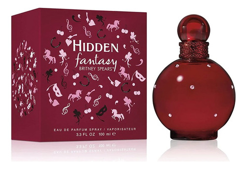 Perfume Britney Spears Fantasy Hidden Dama 100ml Original