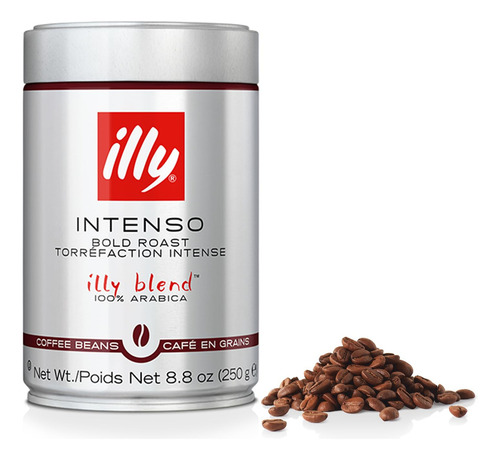 Café En Grano Entero Intenso 250 Gramos 100% Arábica Tostado