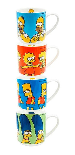 Tazas De Cerámica Simpson® 4 Piezas