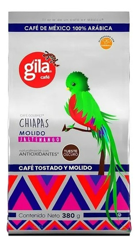Gila Café Gila Chiapas Tostado Y Molido 380 Gramos