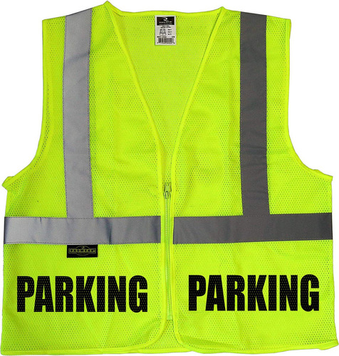 Conspiracy Tee Parking Attendant Mesh Chaleco Personal Valet