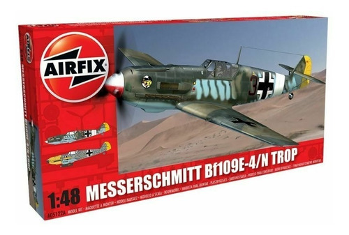 Modelismo Messerschmitt Bf 109 Trop 1/48 Luftwaffe Airfix