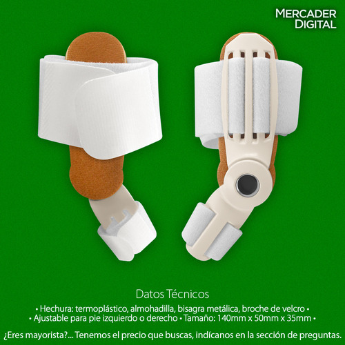 New Tala Corretora De Joanete Flexível Ortopédica 2 Peças