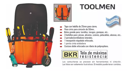 Bolso Cinturon Porta Herramientas Toolmen T990 Electricista