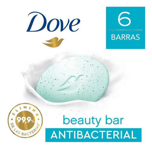 Jabón Dove De Tocador Pack X 6  Antibacterial Cuida&protege