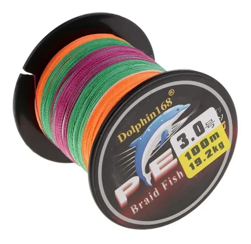Lenza Da Pesca Intrecciata Dyneema 16 Strand - Gialla, 100-2000M Lenza Da Pesca Intrecciata Dyneema 16 Strand - Gialla, 100-2000M