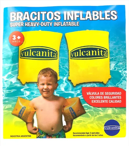 Imagen 3 de 6 de Inflable Bracito Brazalete 23cm Agua Pileta Nvo 6143 Bigshop