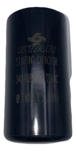 Capacitor Arranque 340-408mfd, 110-125 Vac Motor, Compresor