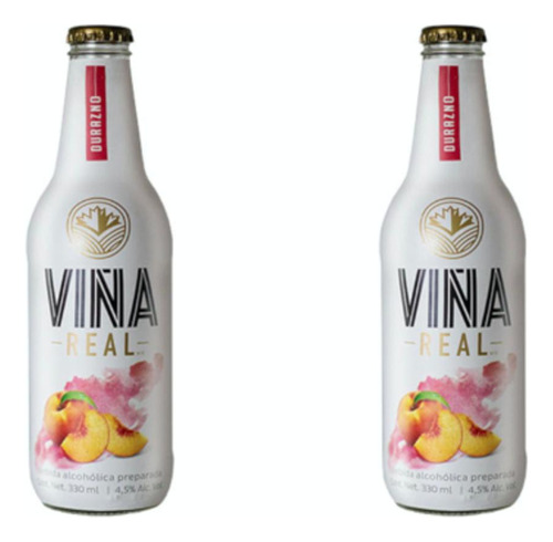 Pack De 2 Cooler Viña Real Durazno 330 Ml