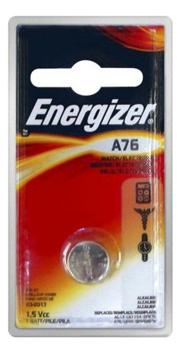 Pila Alcalina A76 Tipo Botón 1.5v Energizer 