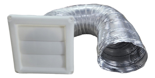 Ducto De Aluminio Para Filtro Atrapa Pelusas 50cm X1 0cm 