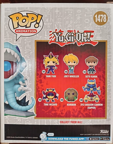 Funko Pop! Yu Gi Oh - Blue Eyes Toon Dragon #1478 Glows (Usado)