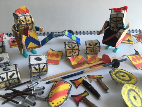 Playmobil - Set De Armaduras Y Accesorios Artesanales A Mano (Usado)