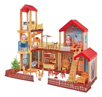 Comprar Casita De Muñecas Con Ascensor Muebles Y Muñecas Para Niños