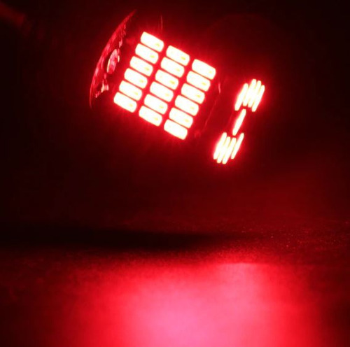Kit Ampolletas Led T20 7443 Rojo Doble Contacto Auto Moto