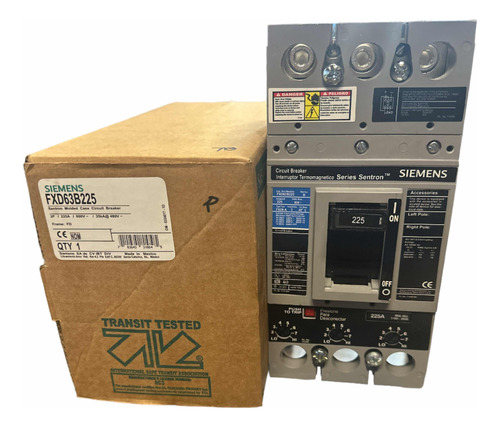 Siemens Fxd63b225 Breaker Termomagnetico 3 Polos 225 Amp