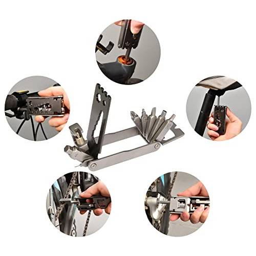 Bike Multi-tool, 17 In 1 Function Road Bike Tool Kit Wi...