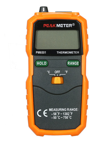 Medidor De Temperatura Tipo Peakmeter. Lcd Termopar