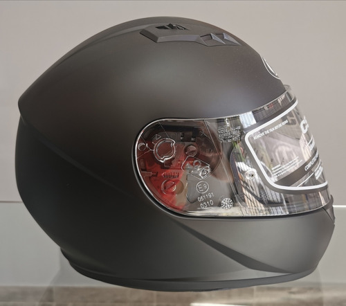 Imagen 4 de 8 de Casco Hjc Cs 15 Dosta Negro Mate Incluido Pinlock